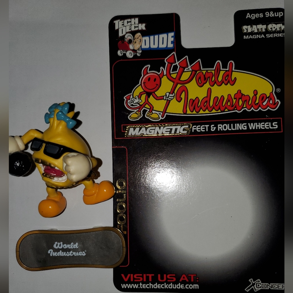 Foolio Tech Deck Dude Skate Crew Magna Series World Industries X-Concepts 2001